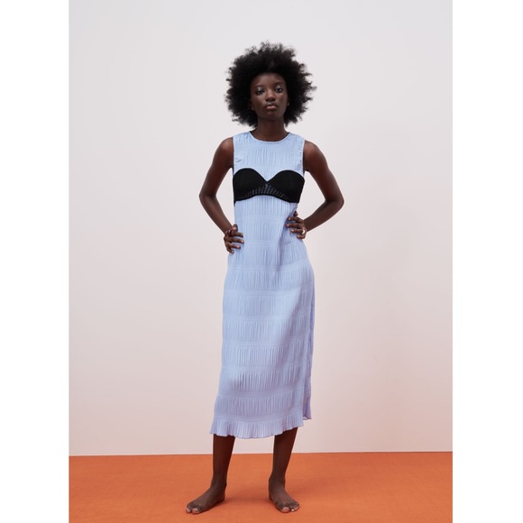 Zara Dresses & Skirts - 🌟HOST PICK🌟ZARA pleated crocheted dress